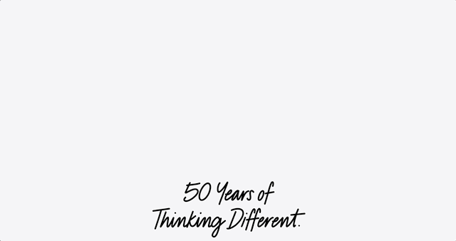 Apple 50th anniversary