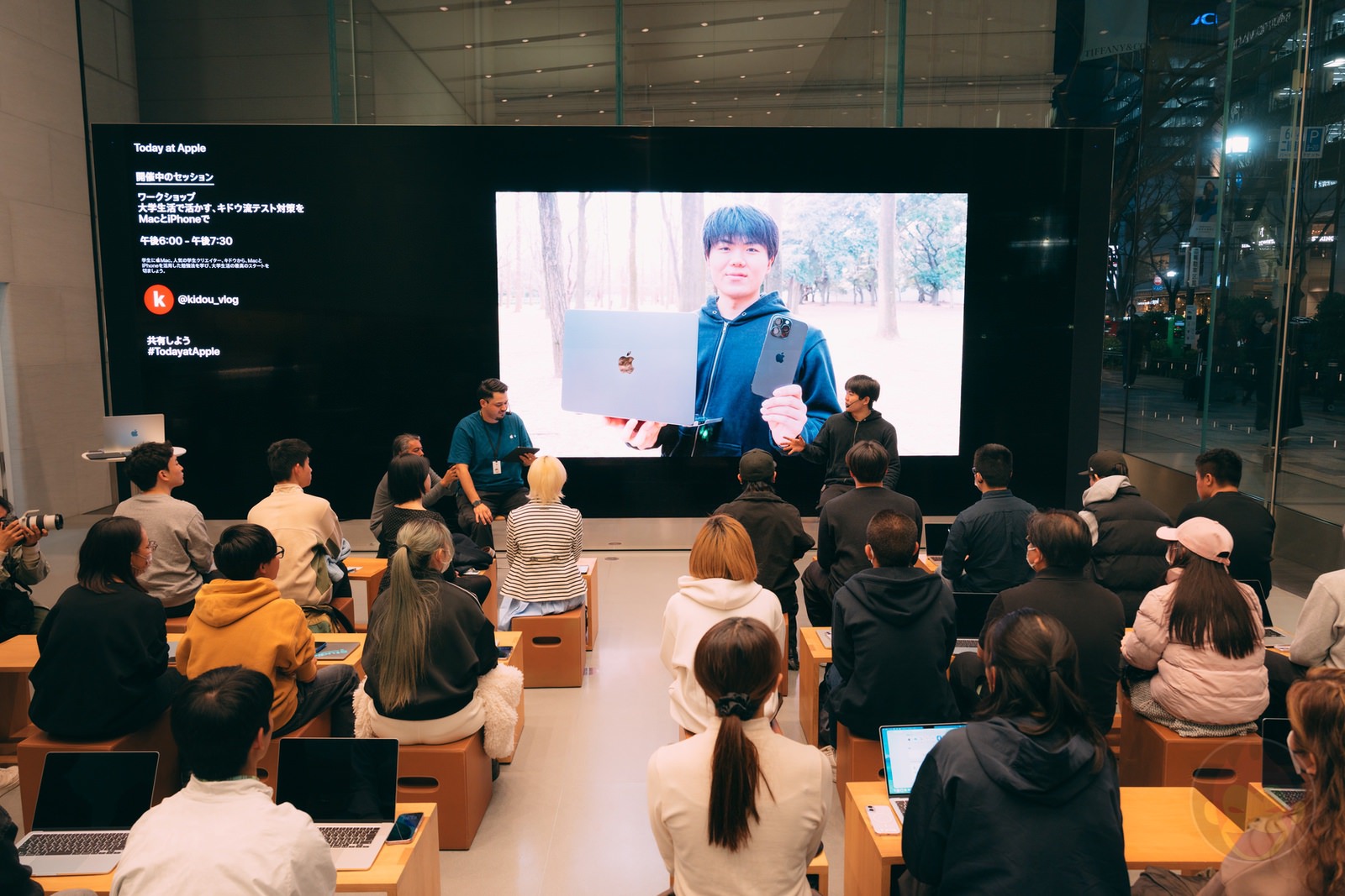 Today at Apple kidou vlog Workshop AppleStore 26