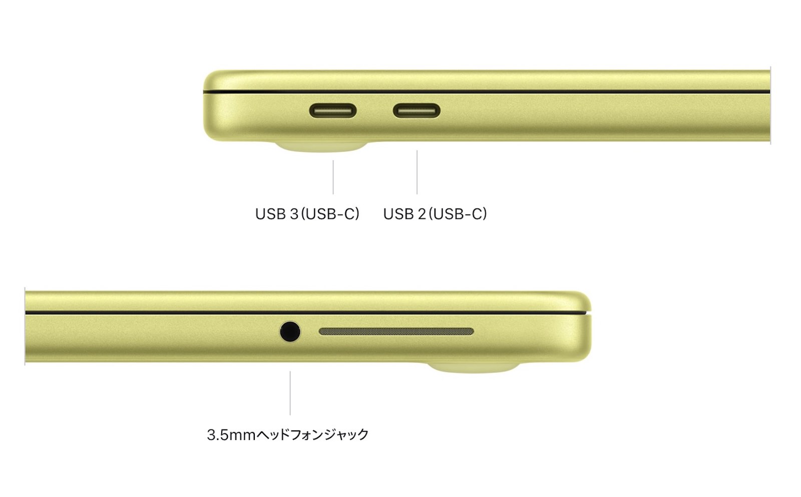USB3 and USB2 ports on macbook neo